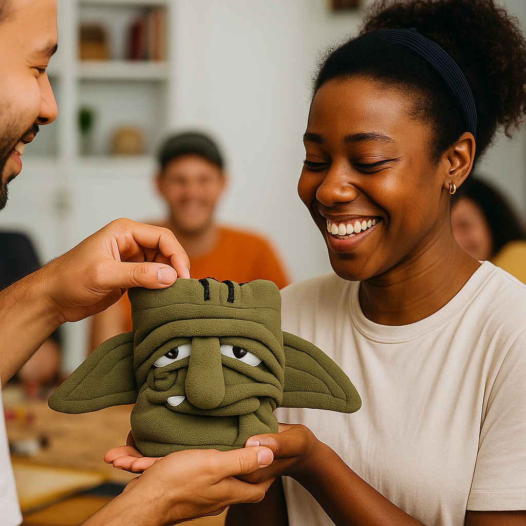 Goblin Plush Dice Bag, Ork dice bag, Dnd gifts