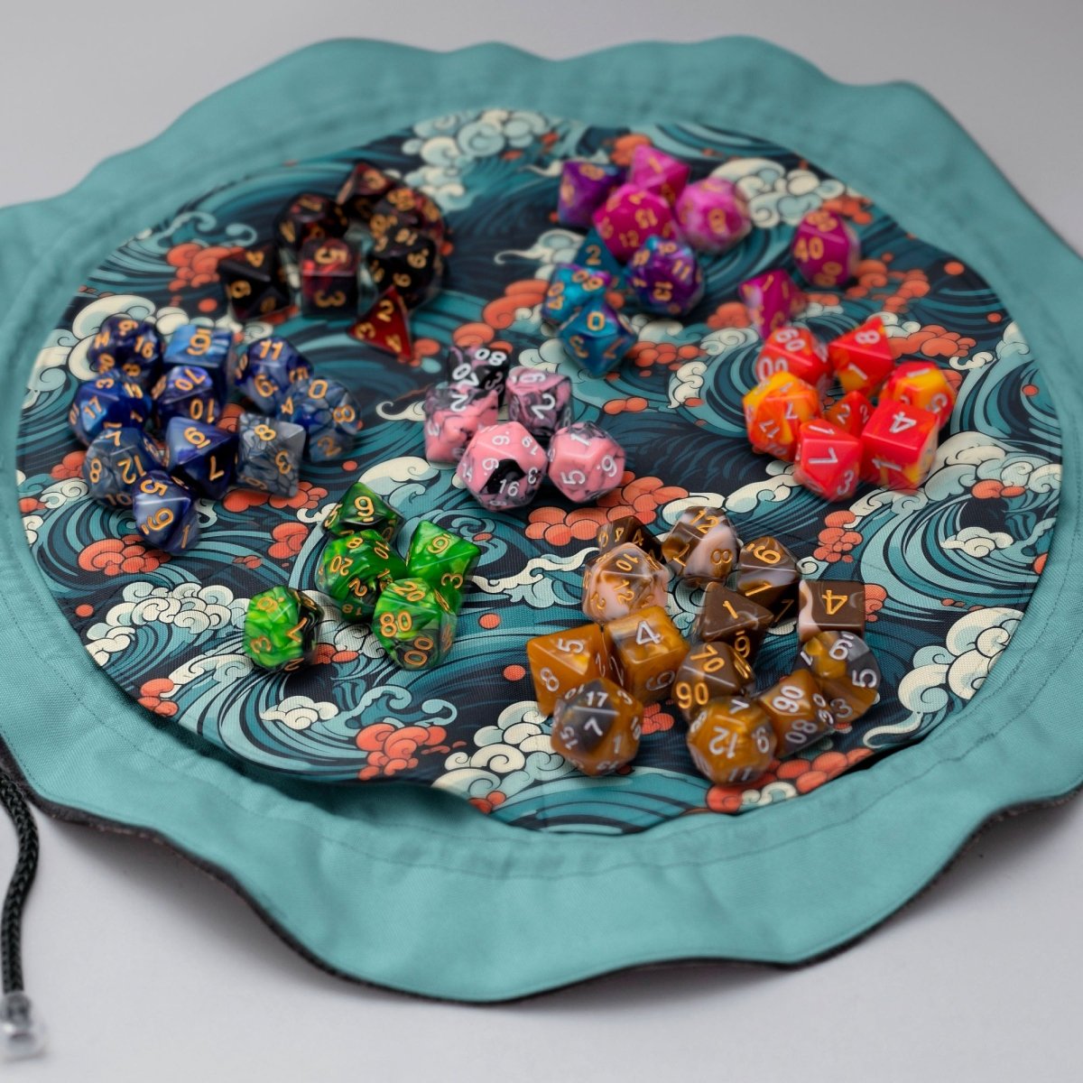 Great Wave dice bag - Game Fancy