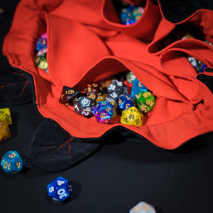 Handmade dice bag mothman - Game Fancy