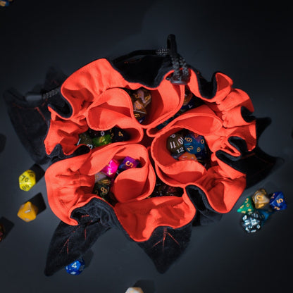 Handmade dice bag mothman - Game Fancy