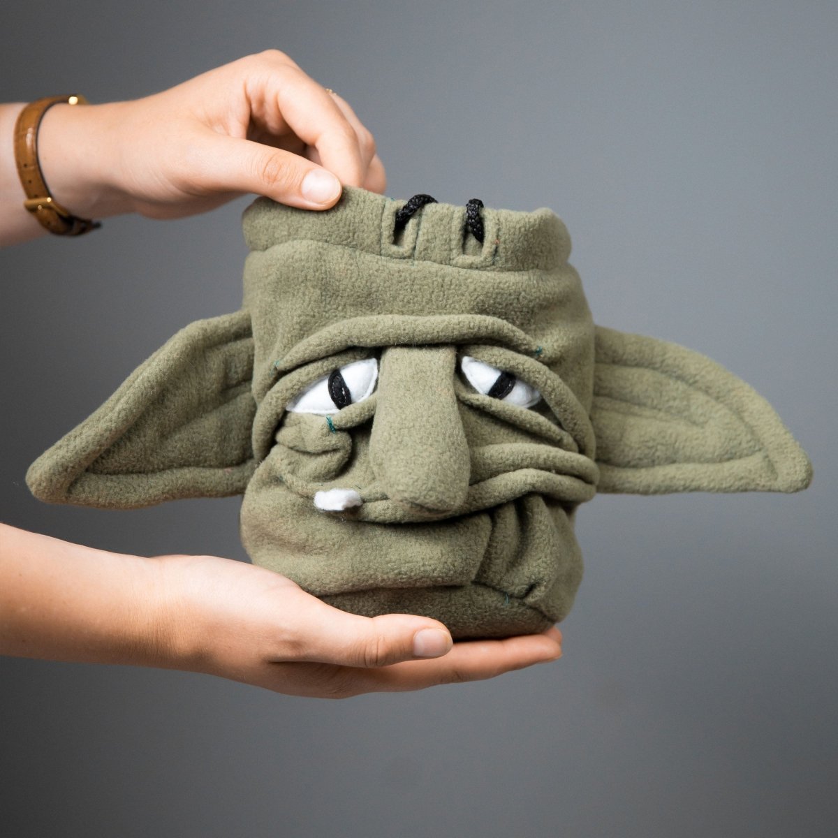 Handmade goblin plush dice bag - Game Fancy