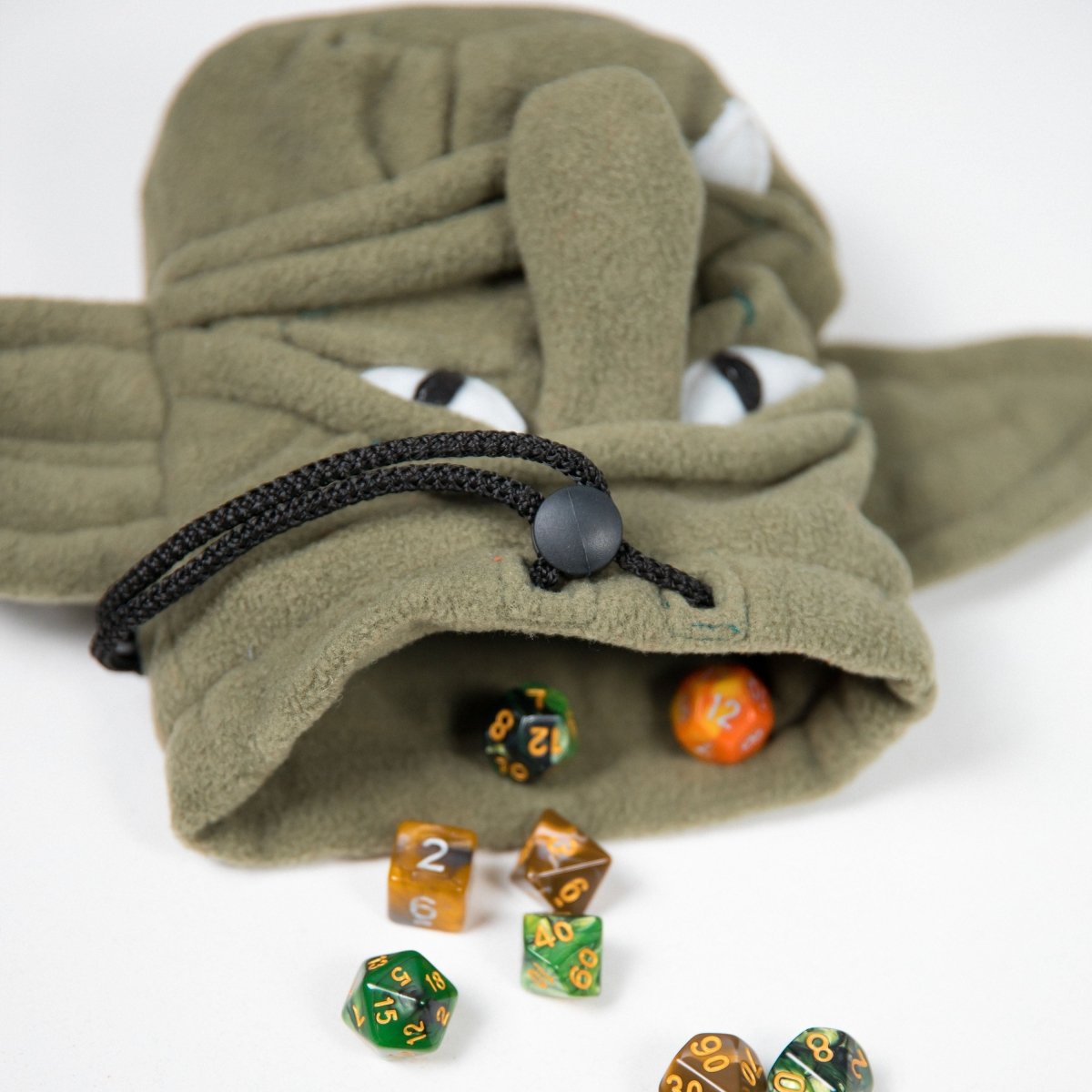 Handmade goblin plush dice bag - Game Fancy