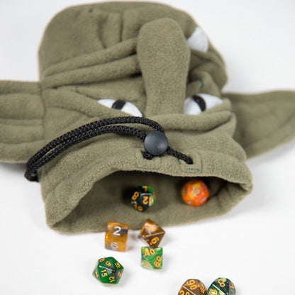 Handmade goblin plush dice bag - Game Fancy