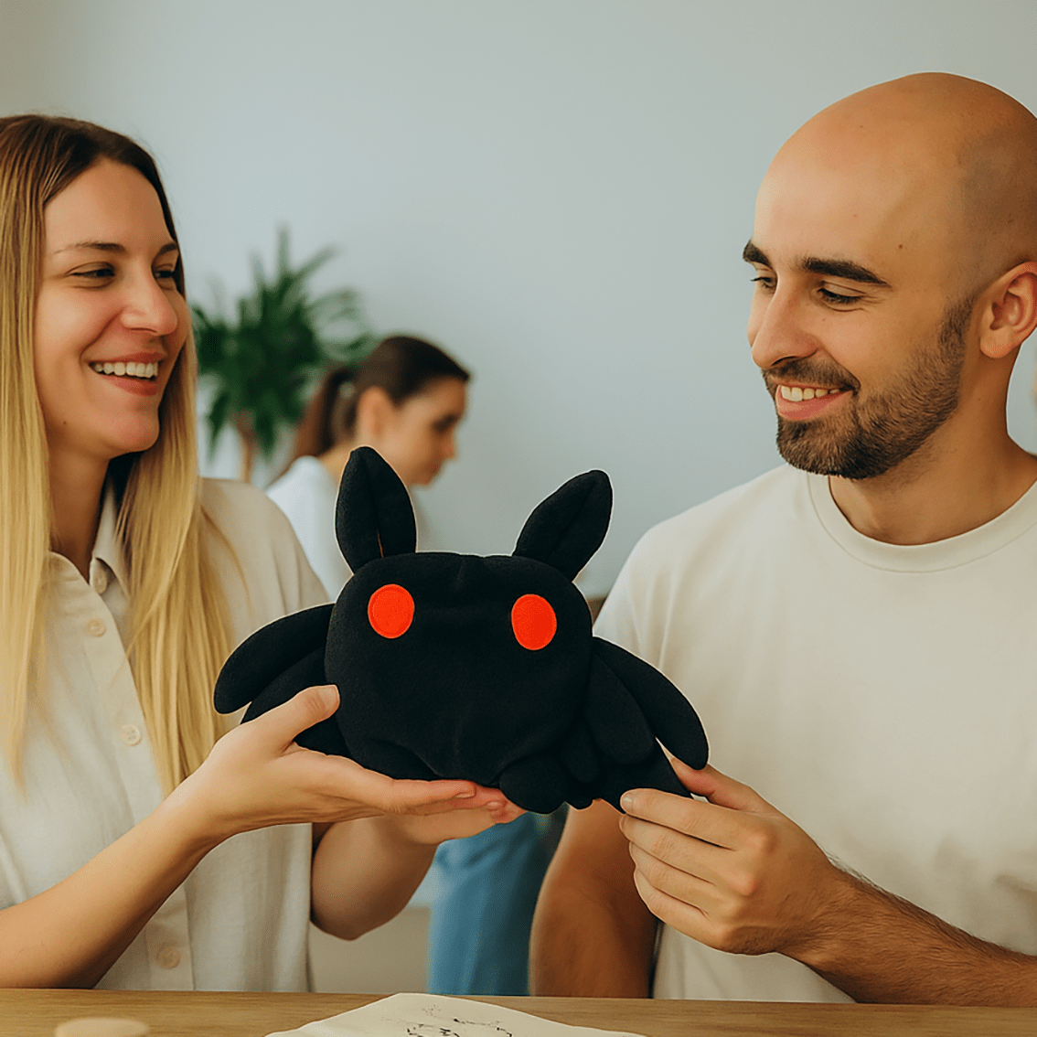 Mothman cryptid plush dice bag - Game Fancy