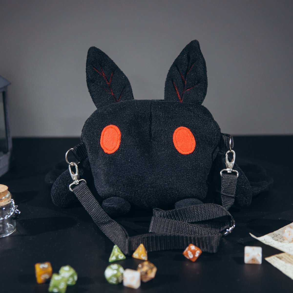 Mothman cryptid plush dice bag - Game Fancy