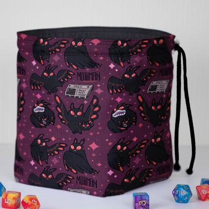 Mothman dice bag and tray set - Game Fancy