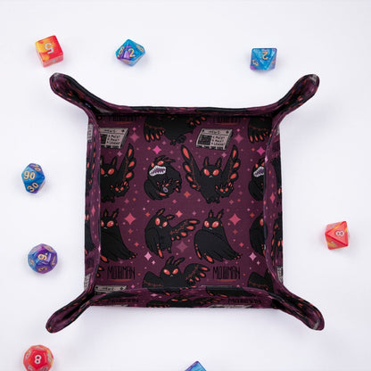 Mothman dice bag and tray set - Game Fancy