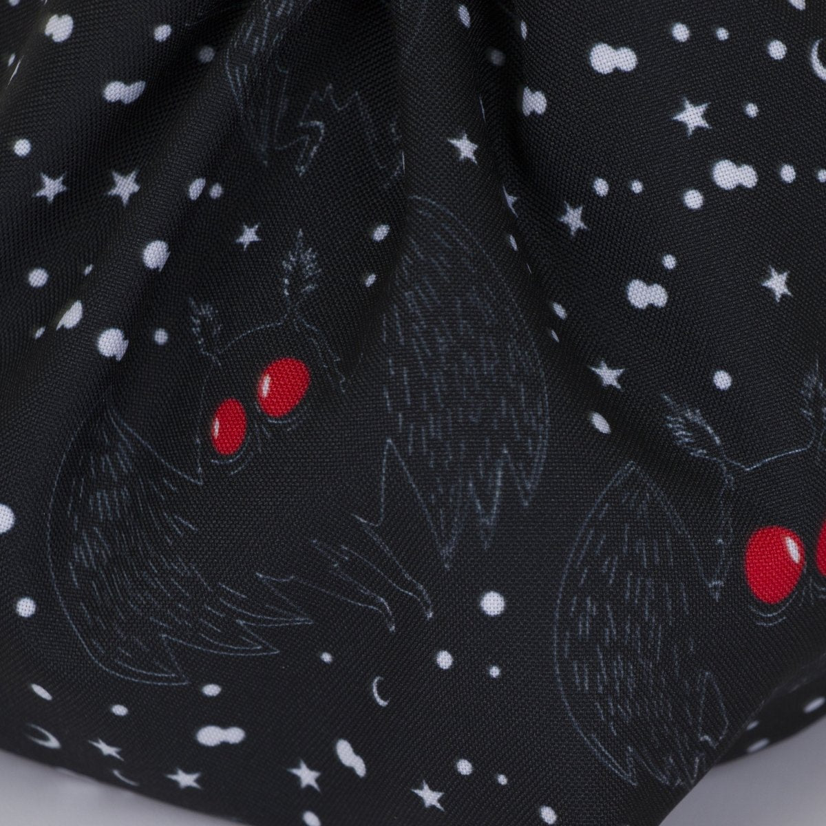 Mothman dice bag with pockets - Game Fancy