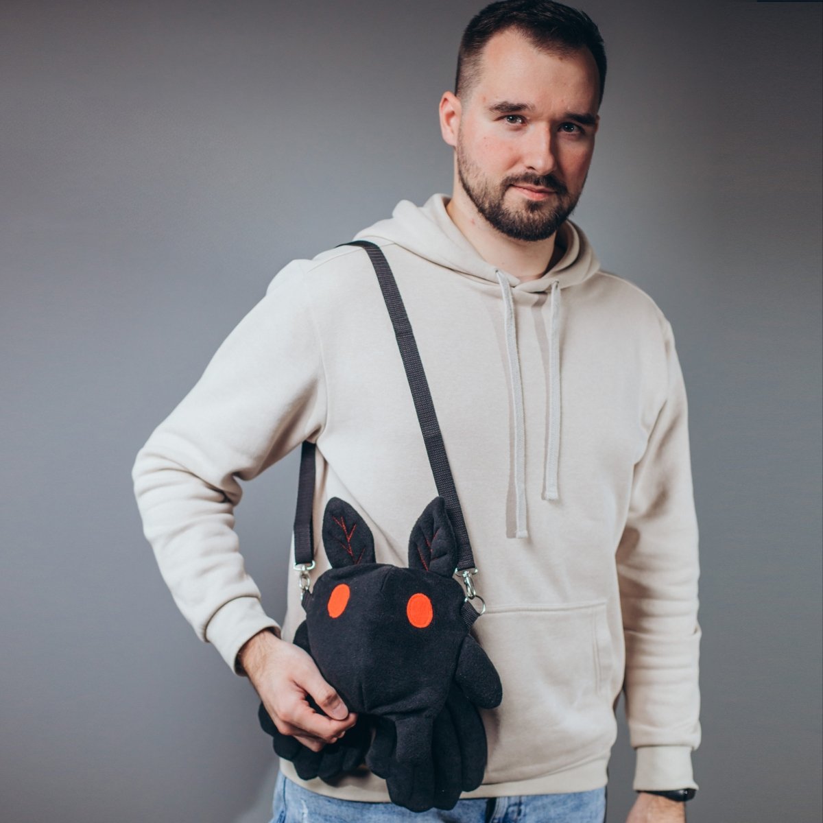 Mothman plush dice bag for dnd - Game Fancy