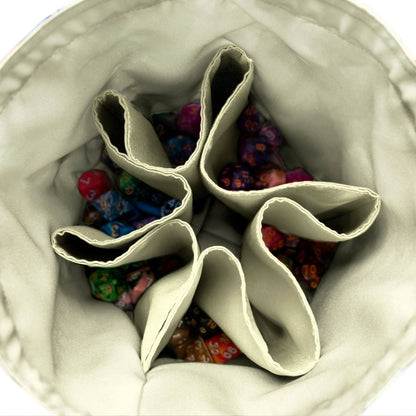 Mushroom dice bag and tray set - Game Fancy