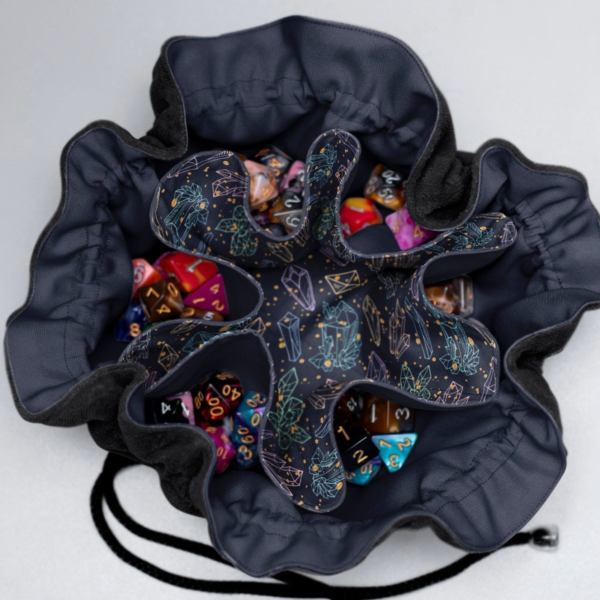 Occult dice bag with pockets - Game Fancy