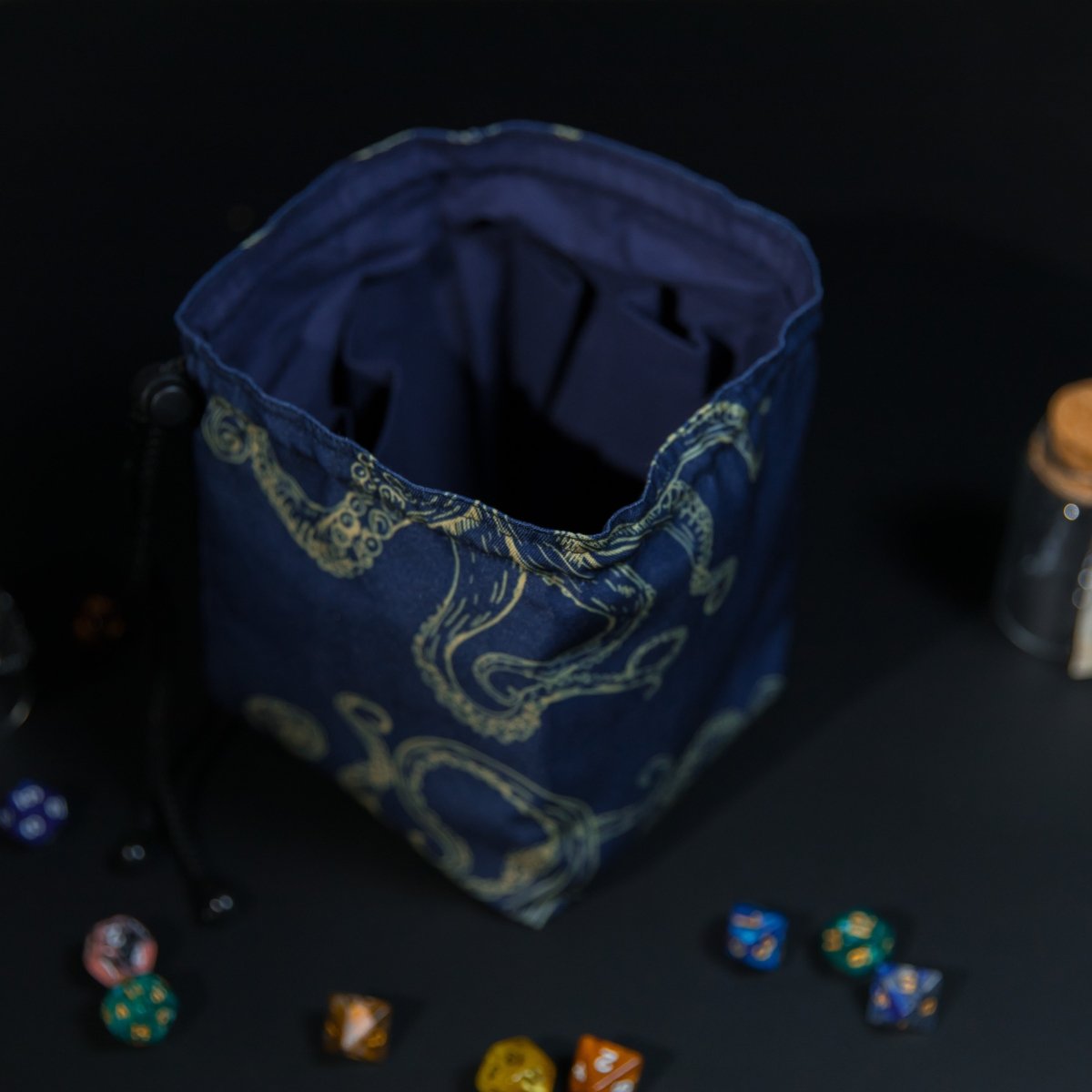 Octopus dice bag with pockets - Game Fancy