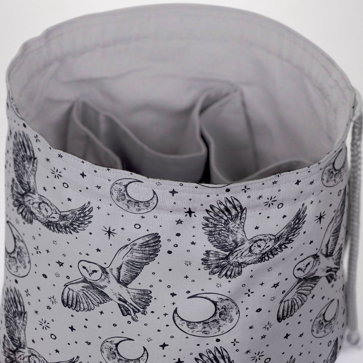 Owl dice bag and tray set - Game Fancy