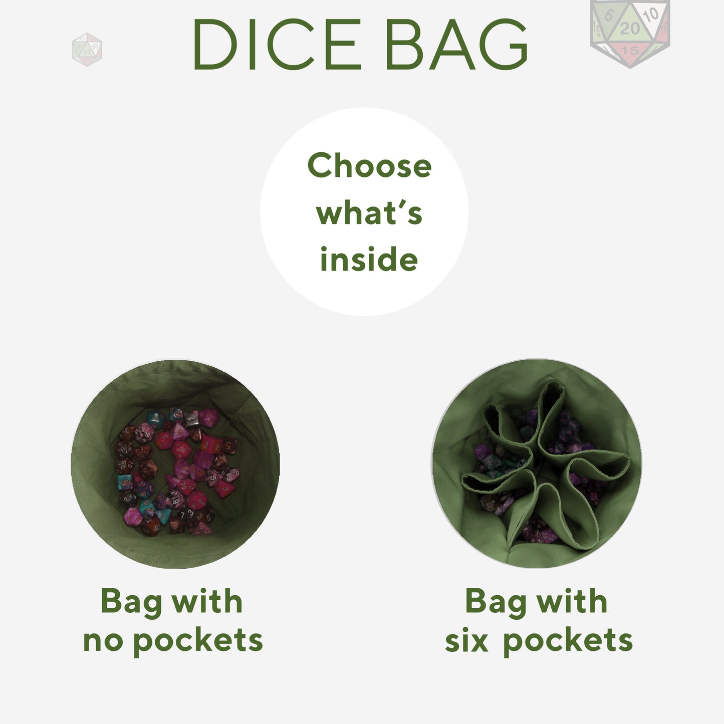 Goblin dice bag, Dnd gifts, Plush dice bag, Dnd bag