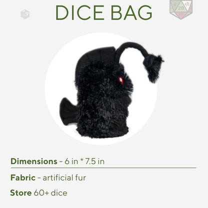 Lantern fish dice bag | Best dnd gifts  | Game Fancy