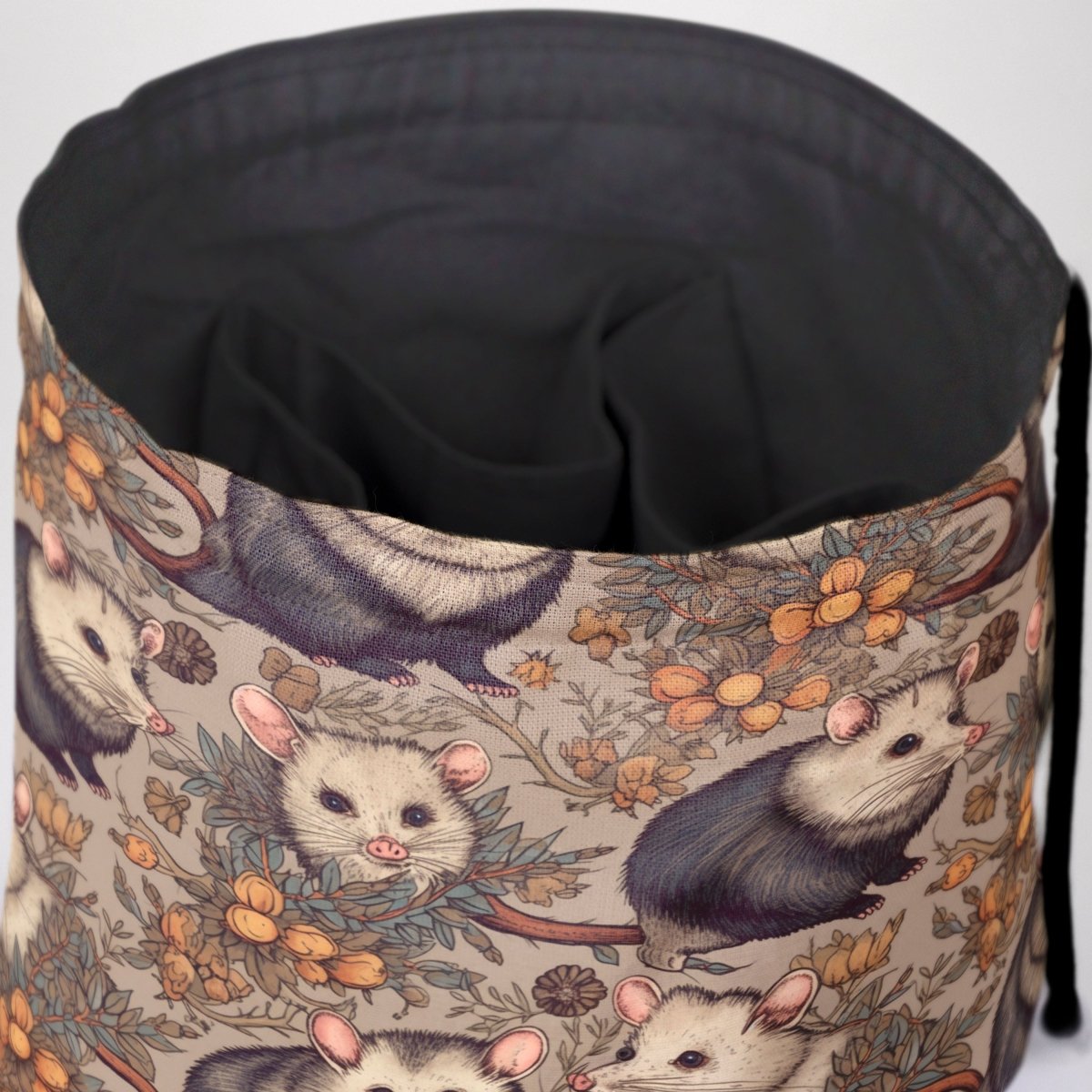 Possum dice bag with pockets - Game Fancy
