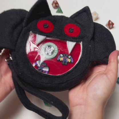 Mothman dice bag, Ita dice bag, D&D bag for dice