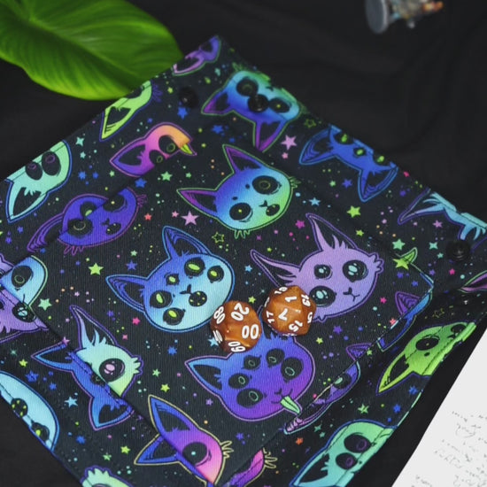 Cats dice tray for DnD | Nerdy gifts | Game Fancy