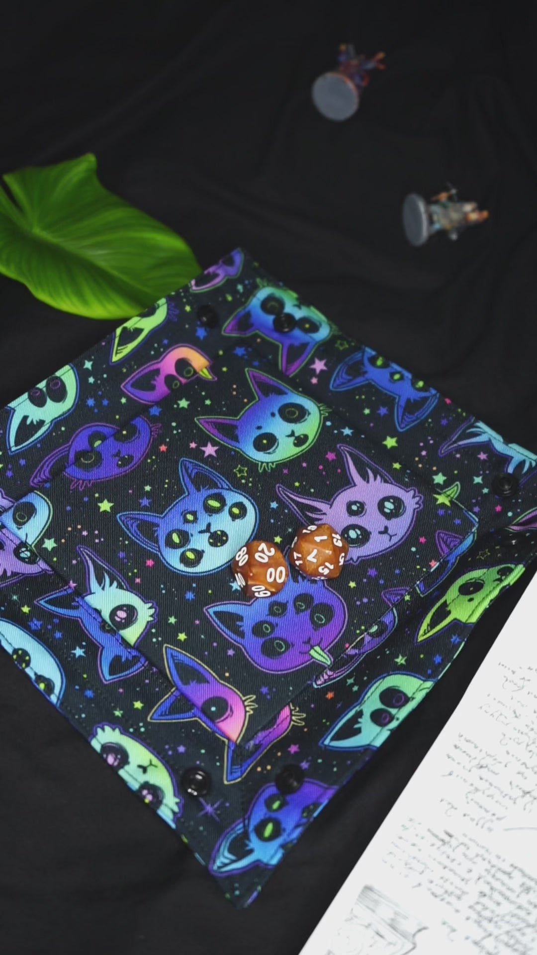 Cats dice tray for DnD | Nerdy gifts | Game Fancy