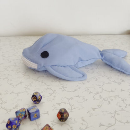 Blue whale dice bag, Nerdy gifts, Dice bag for D&D