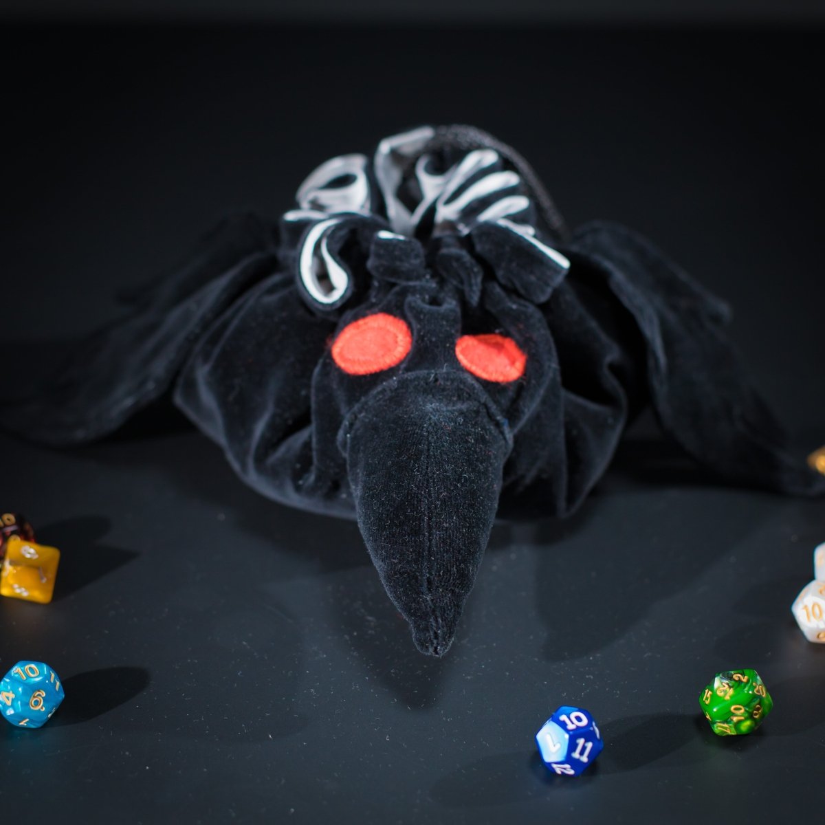 Raven dice storage bag - Game Fancy