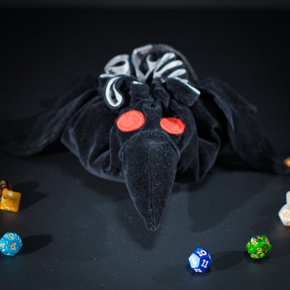 Raven dice storage bag - Game Fancy