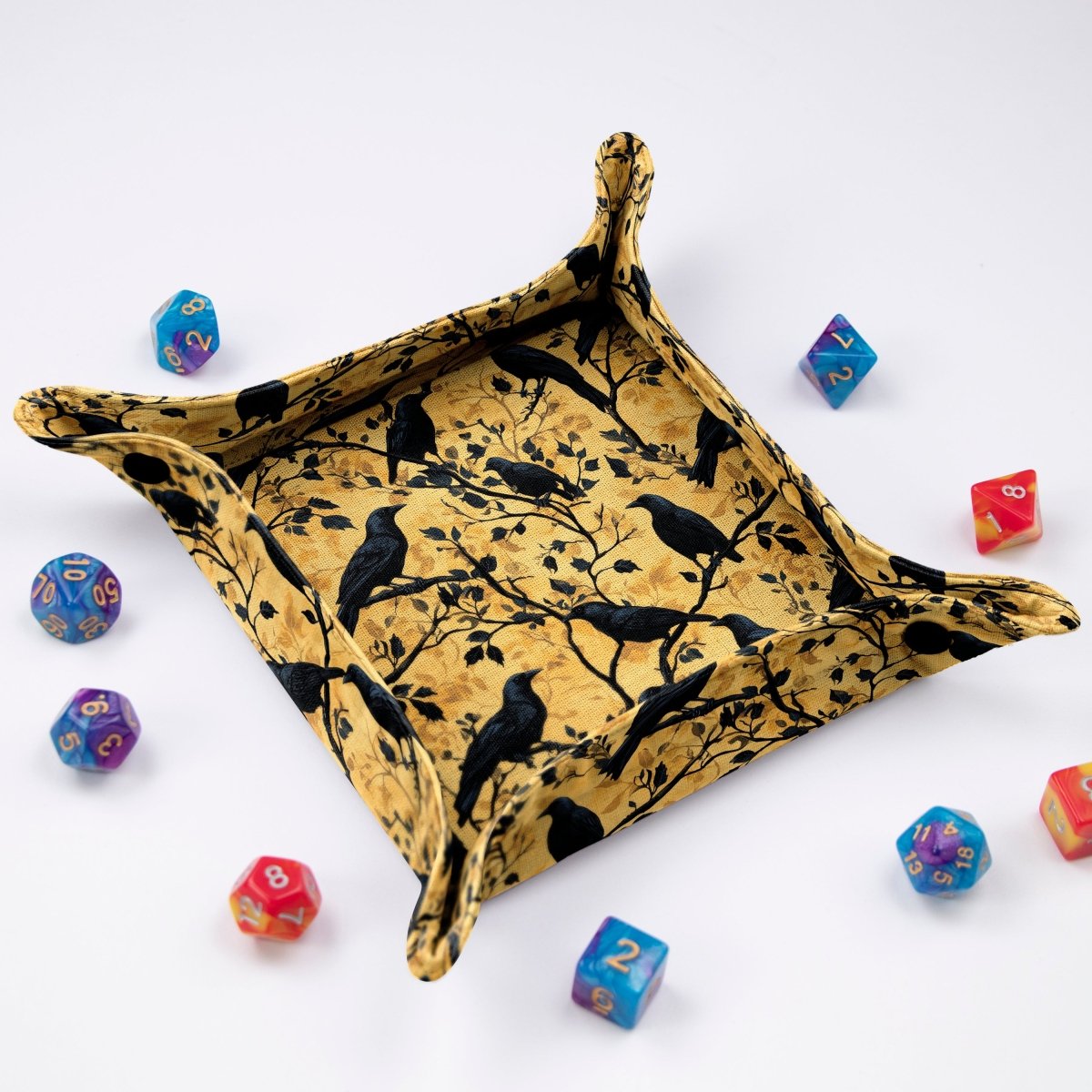 Raven dice tray - Game Fancy