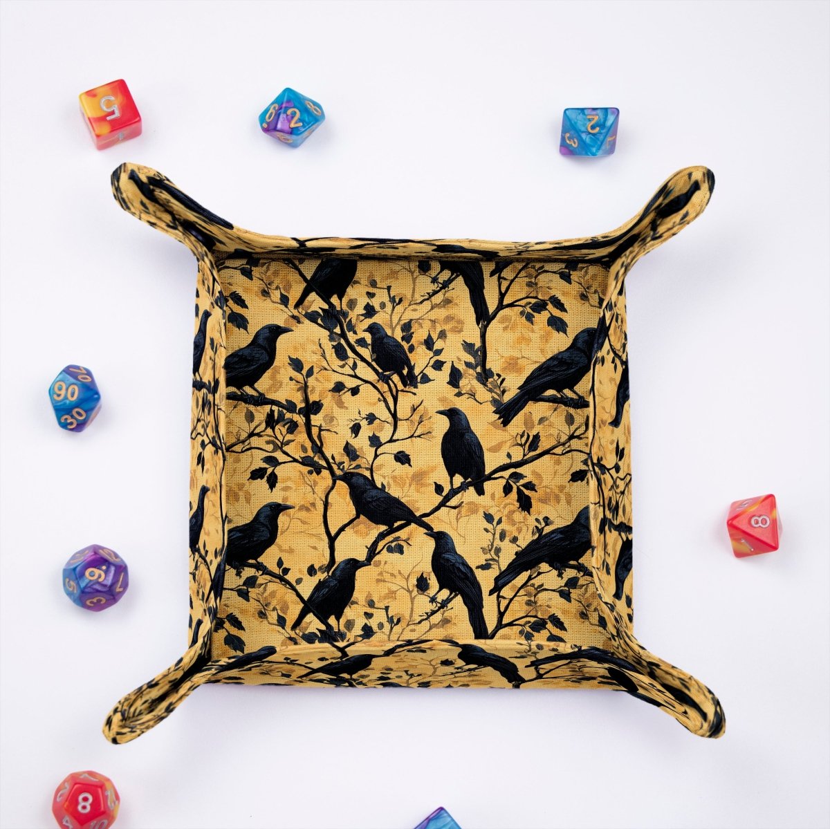 Raven dice tray - Game Fancy