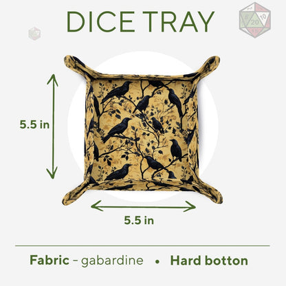 Raven dice tray - Game Fancy