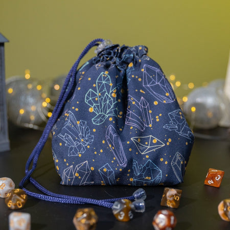 Spellcaster crystal dice bag - Game Fancy
