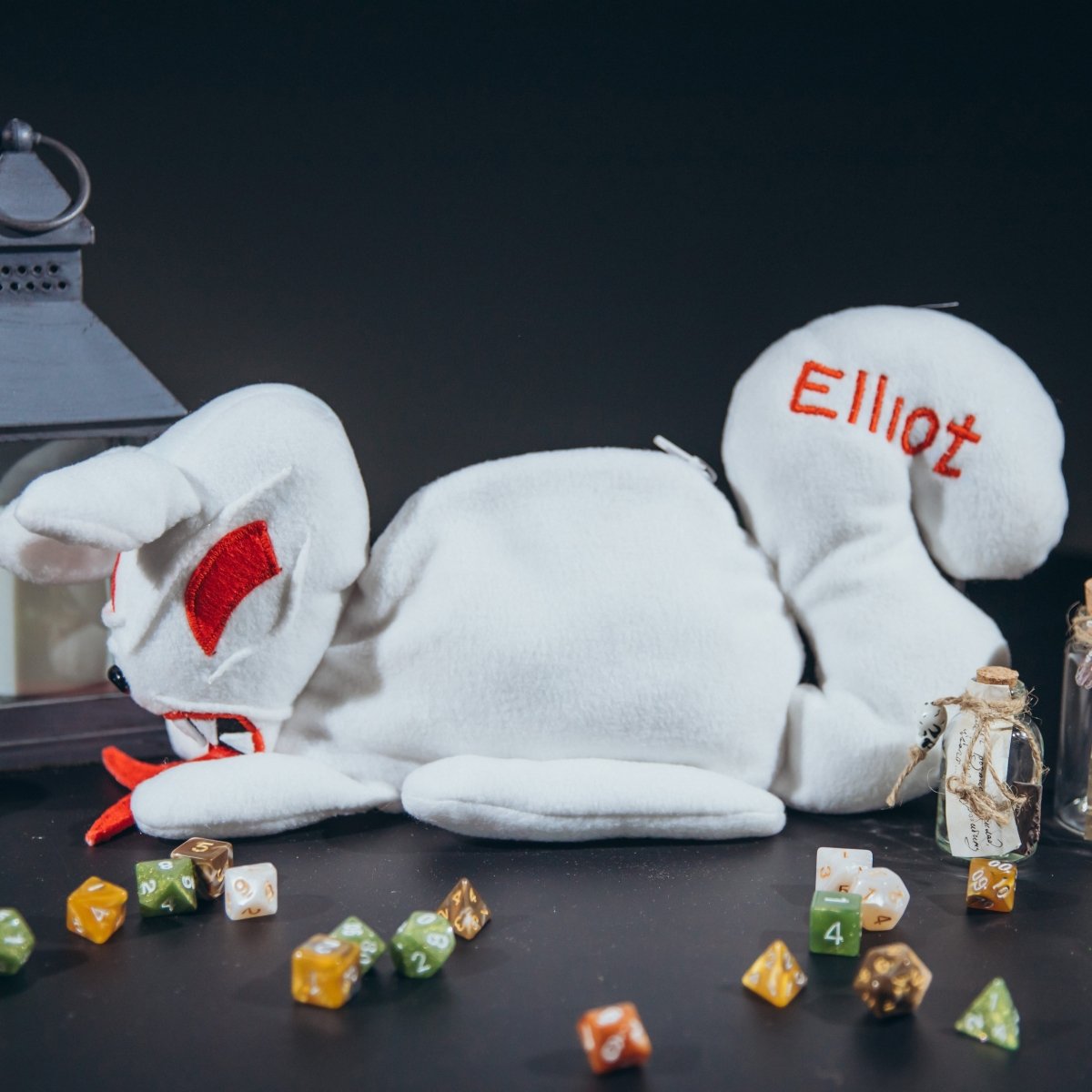 Squirrel plush dice bag - Game Fancy