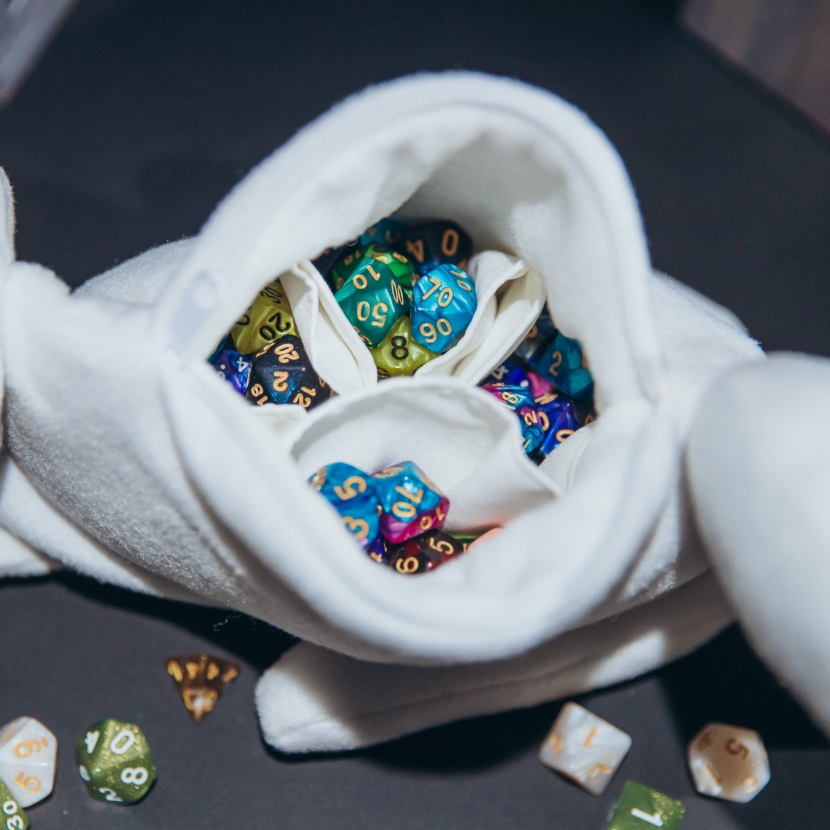 Squirrel plush dice bag - Game Fancy