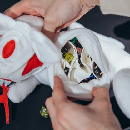 Squirrel plush dice bag - Game Fancy