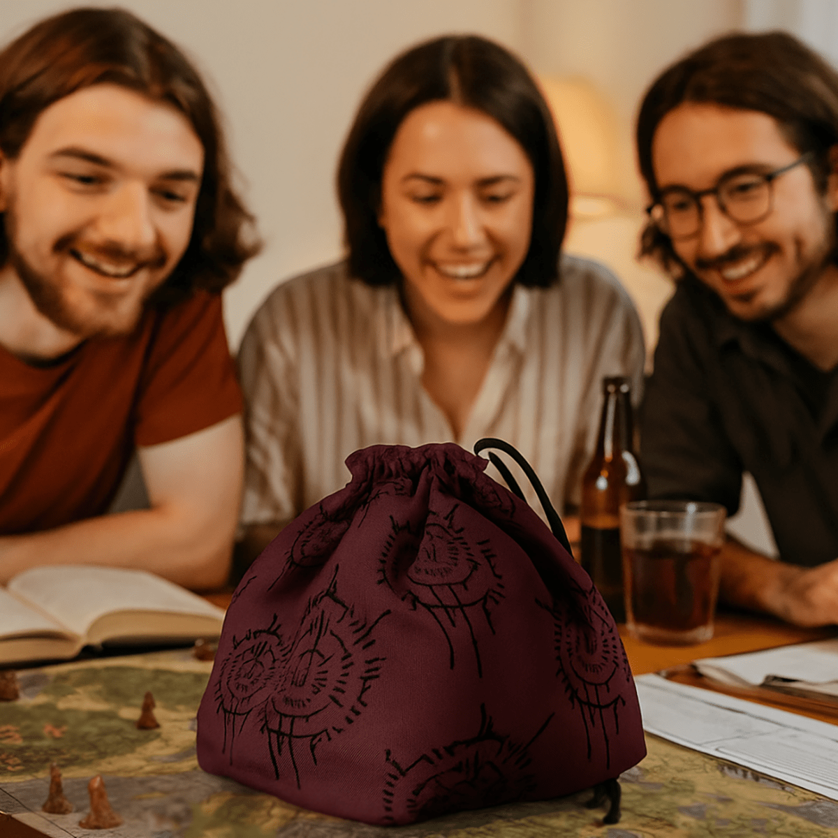 Tabletop dice storage bag - Game Fancy