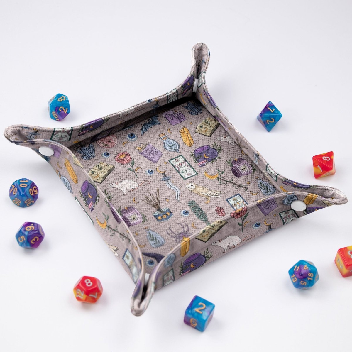 Witch dice bag and tray set - Game Fancy