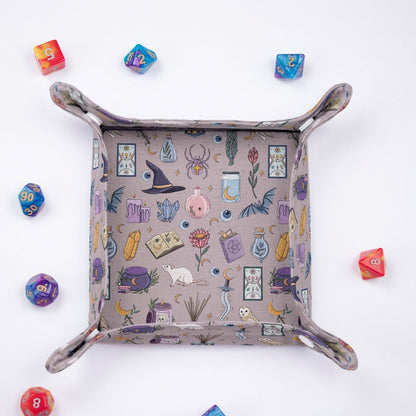 Witch dice bag and tray set - Game Fancy
