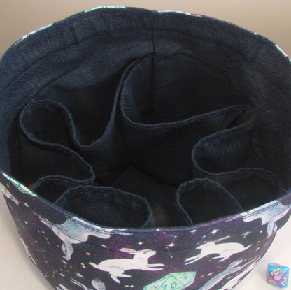 Wolf and rabbit dice bag and tray set - Game Fancy