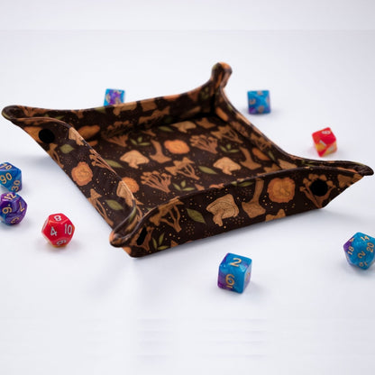 Woodland mushroom dice tray - Game Fancy